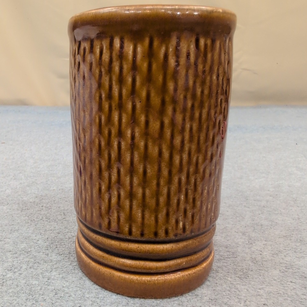 Vintage Orchids of Hawaii Tiki Mug R91 Hawaiian MCM Brown Glaze - Picture 2 of 6
